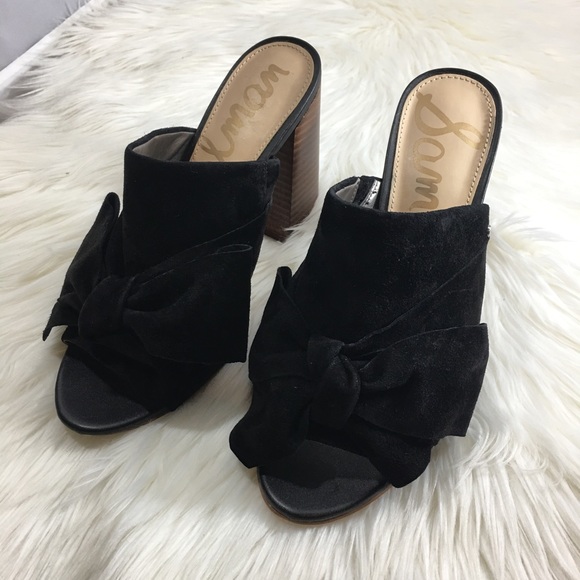 sam edelman bow mules
